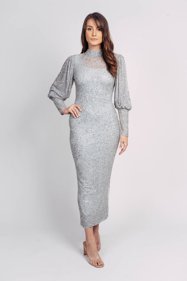 BELLISSA BELLE SLEEVE BY MY SECRET WARDROBE SILVER