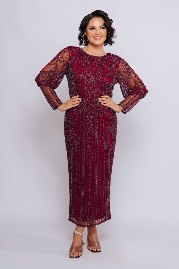 DIANA BELLE SLEEVE PLUM BY MY SECRET WARDROBE PLUM