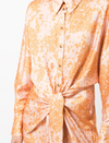 EVERTON FLORAL PRINT SHIRT DRESS BY ACLER ORANGE