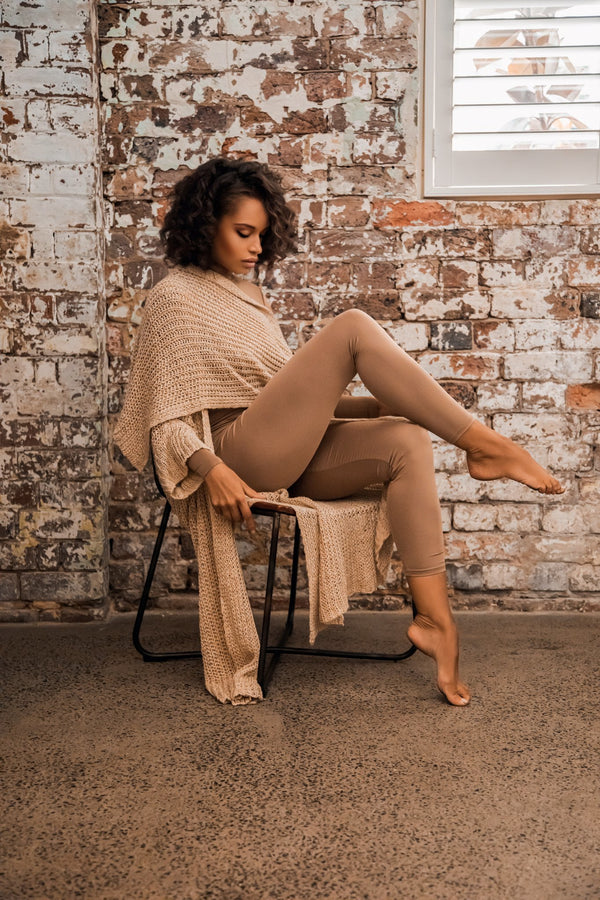 LUXE BASIC LEGGINGS LATTE