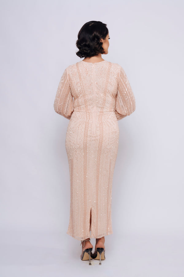 DIANA BELLE SLEEVE PALE PINKBY MY SECRET WARDROBE PINK