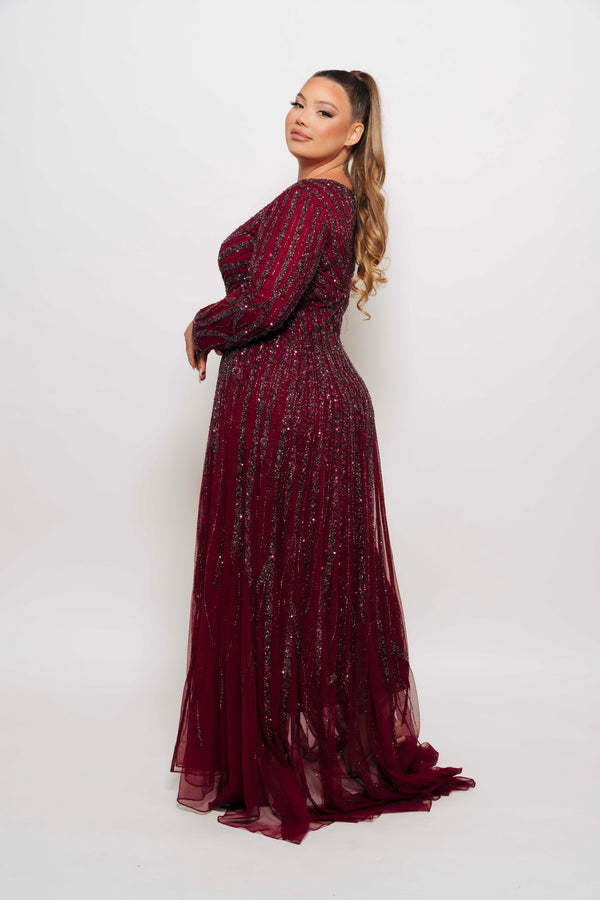 AISHA BY MY SECRET WARDROBE PLUM