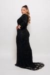 ADELLA GOWN BY MY SECRET WARDROBE BLACK