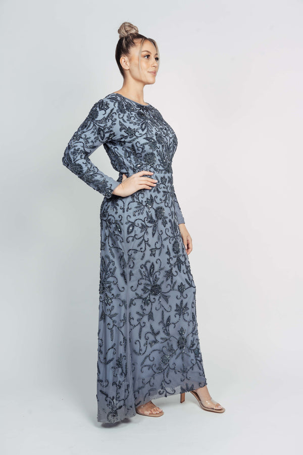 ADELLA MAXI BY MY SECRET WARDROBE GREY