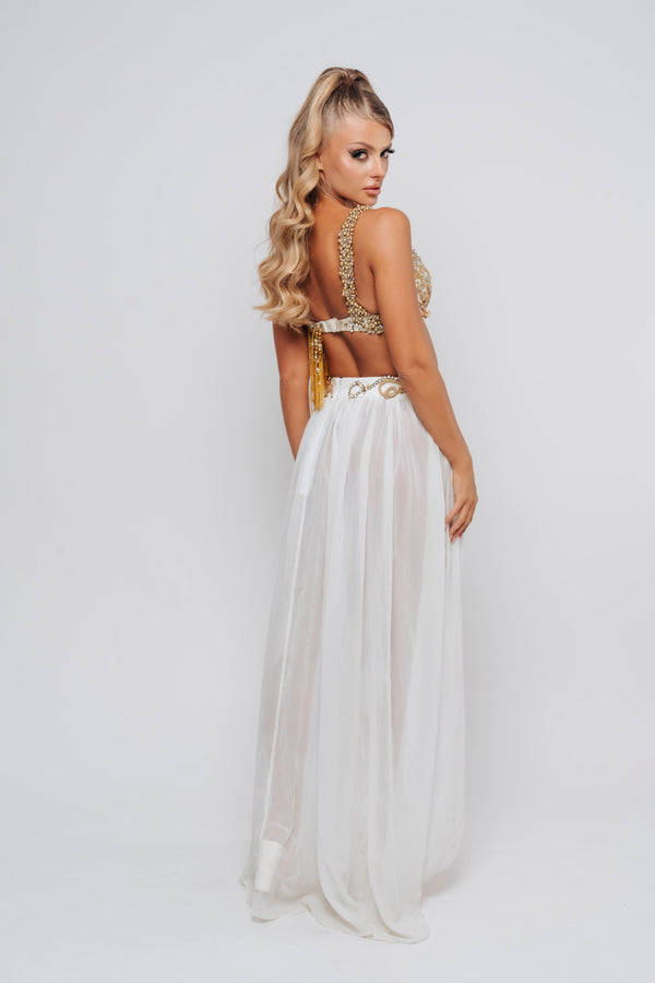 ARABIAN 2 PIECE BY VEE LOVE WHITE