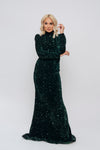 PIXIE FITTED SLEEVE EMERALD
