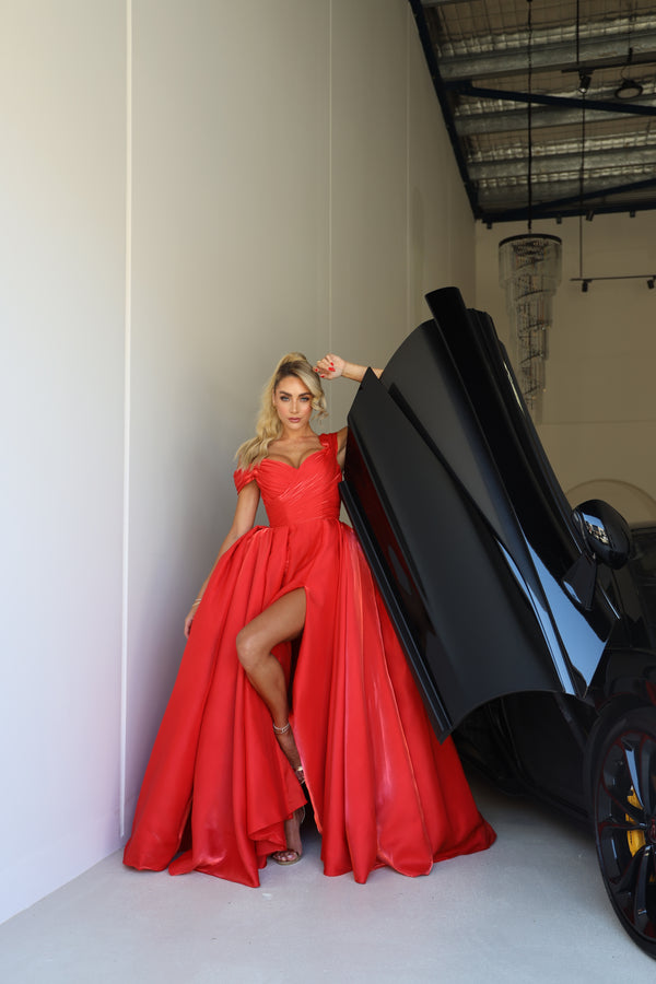 ANASTASIA BALLGOWN RED