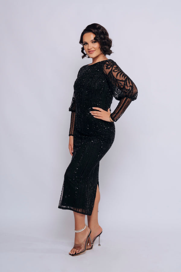 DIANA BELLE SLEEVE BLACK BY MY SECRET WARDROBE BLACK