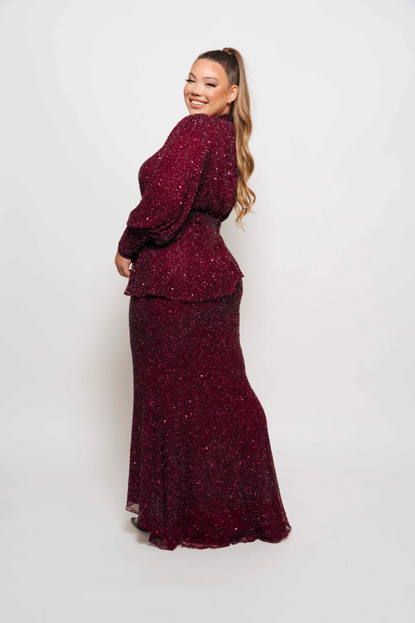 MALIKA CHOCKER BY MY SECRET WARDROBE PLUM