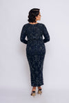 ADELLA MIDI BY MY SECRET WARDROBE NAVY