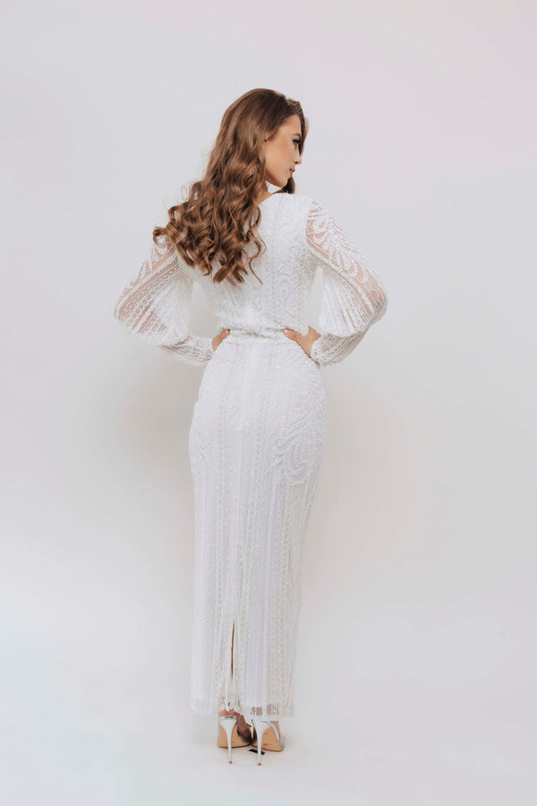 DIANA BELLE SLEEVE WHITE BY MY SECRET WARDROBE WHITE