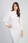 BELLISSA BELLE SLEEVE BY MY SECRET WARDROBE WHITE