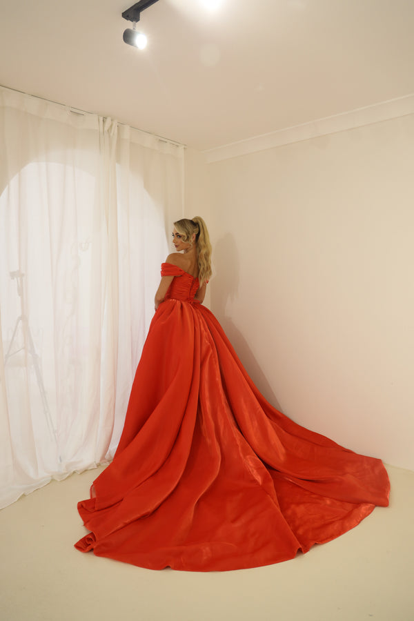 ANASTASIA BALLGOWN RED