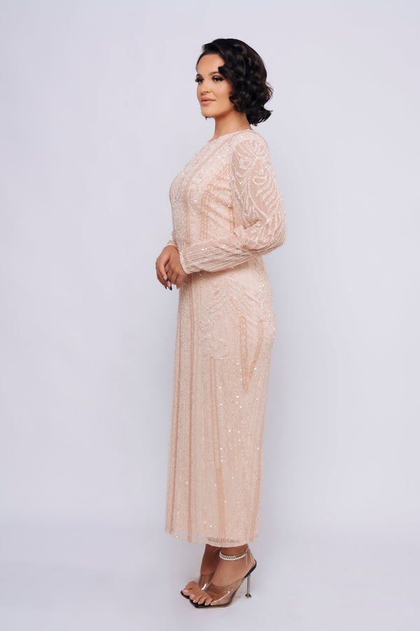 DIANA BELLE SLEEVE PALE PINKBY MY SECRET WARDROBE PINK