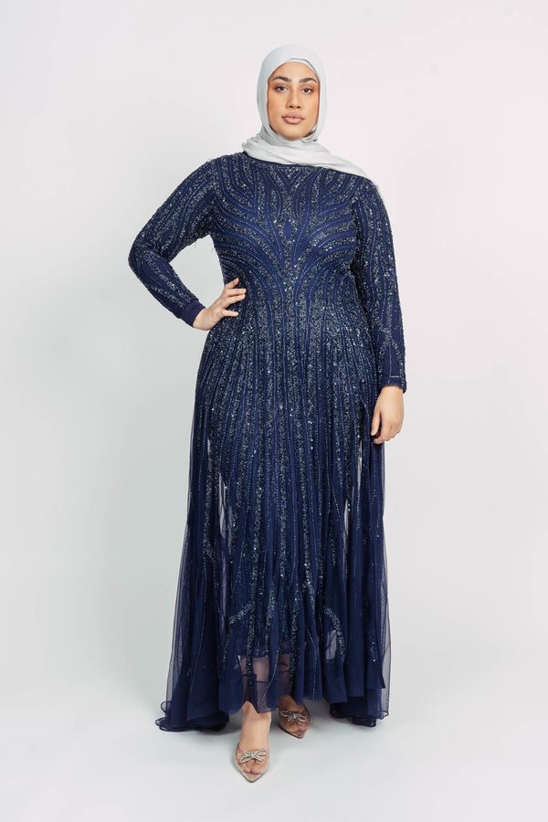 AISHA BY MY SECRET WARDROBE NAVY