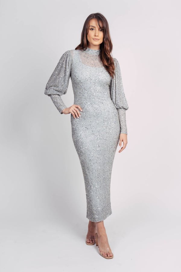 BELLISSA BELLE SLEEVE BY MY SECRET WARDROBE SILVER