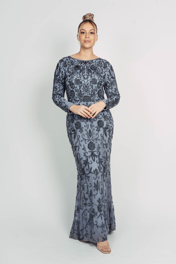 ADELLA MAXI BY MY SECRET WARDROBE GREY