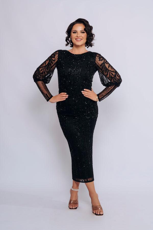 DIANA BELLE SLEEVE BLACK BY MY SECRET WARDROBE BLACK