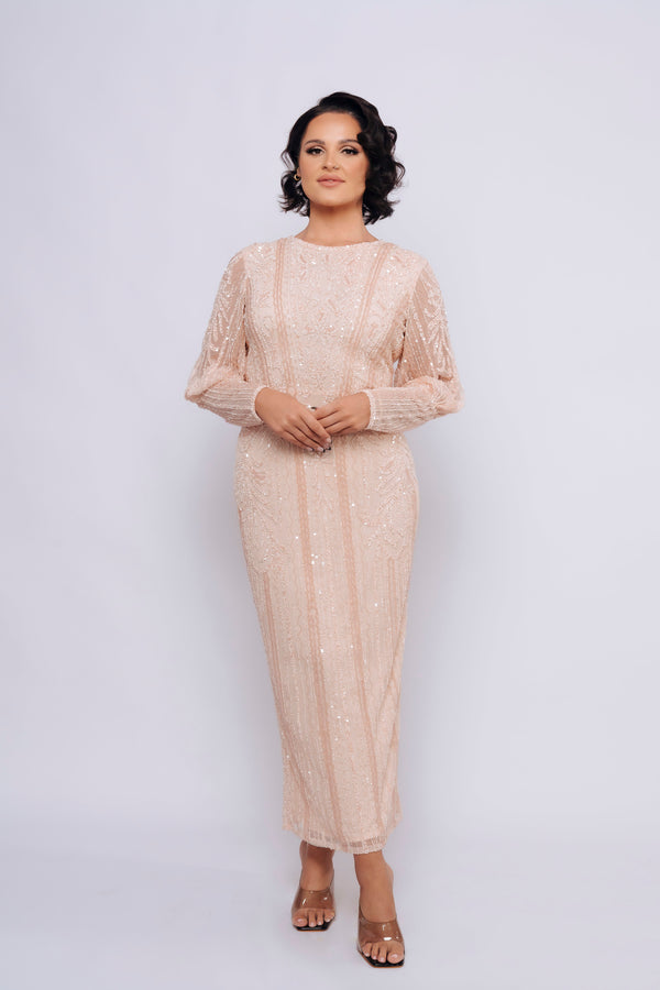 DIANA BELLE SLEEVE PALE PINKBY MY SECRET WARDROBE PINK