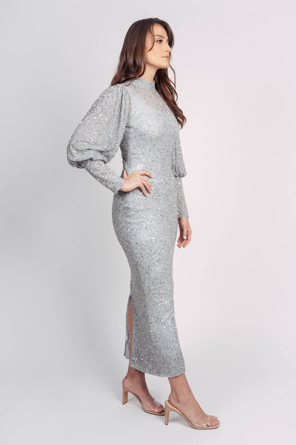 BELLISSA BELLE SLEEVE BY MY SECRET WARDROBE SILVER