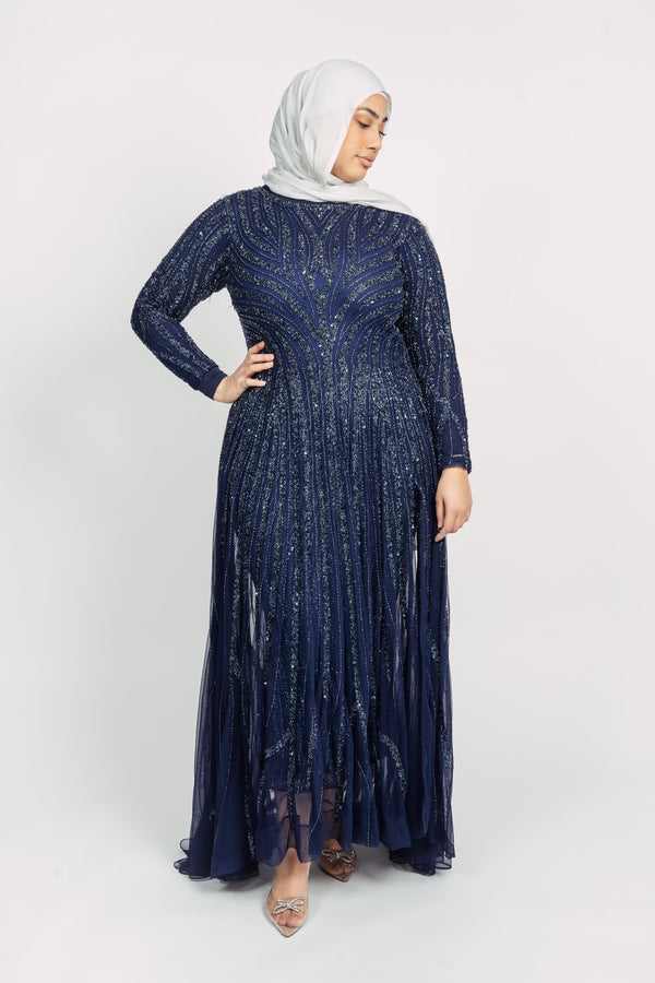 AISHA BY MY SECRET WARDROBE NAVY