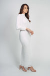 BELLISSA BELLE SLEEVE BY MY SECRET WARDROBE WHITE