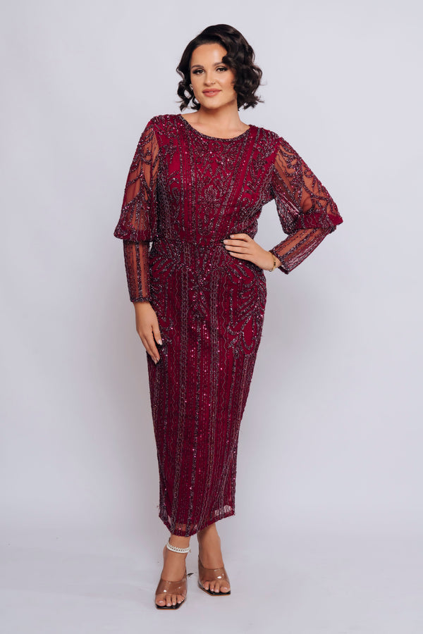 DIANA BELLE SLEEVE PLUM BY MY SECRET WARDROBE PLUM