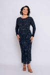 ADELLA MIDI BY MY SECRET WARDROBE NAVY