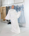 ANGLE DRESS WHITE