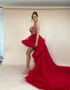 ARABELLA MINI DRESS RED