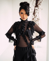 SPAIN MAXI DRESS BLACK