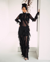 SPAIN MAXI DRESS BLACK