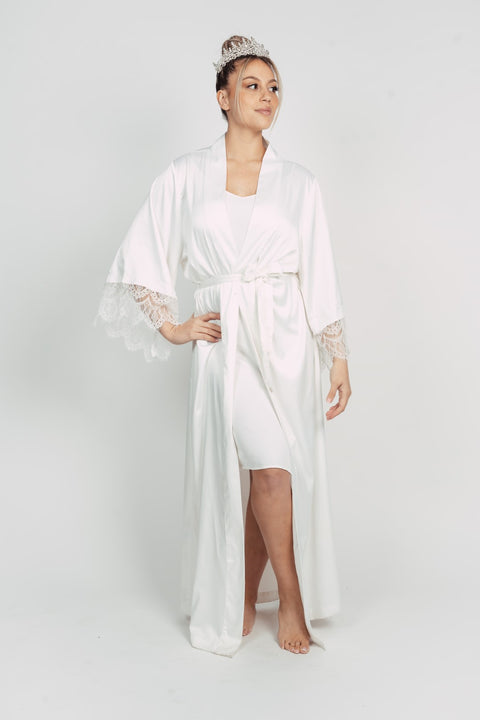BELLA SATIN BRIDAL ROBE BY MSW