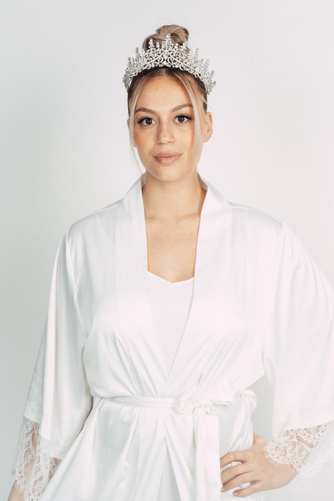 BELLA SATIN BRIDAL ROBE BY MSW