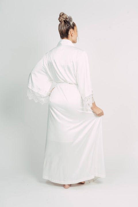 BELLA SATIN BRIDAL ROBE BY MSW