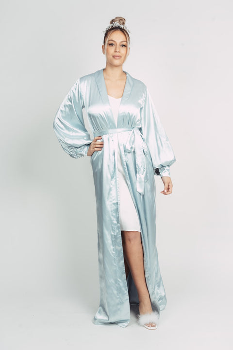 BRIDESMAID BLUE ROBE BY MY SECRET WARDROBE