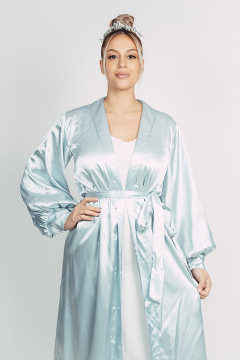 BRIDESMAID BLUE ROBE BY MY SECRET WARDROBE