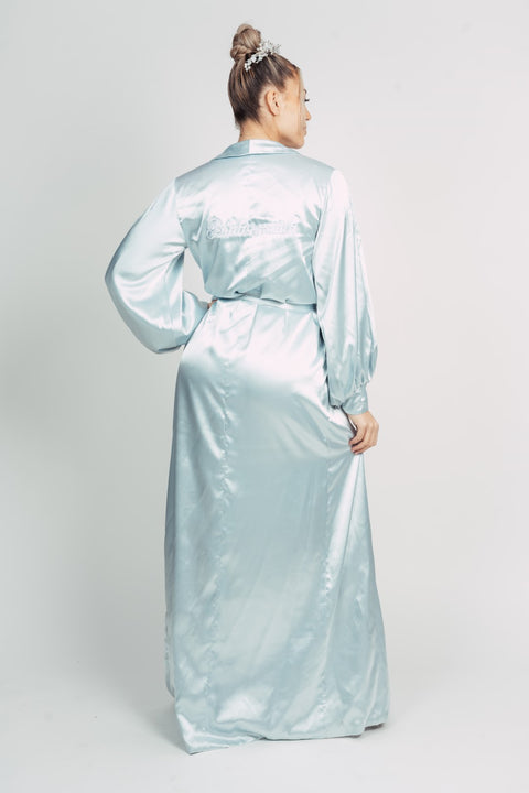 BRIDESMAID BLUE ROBE BY MY SECRET WARDROBE