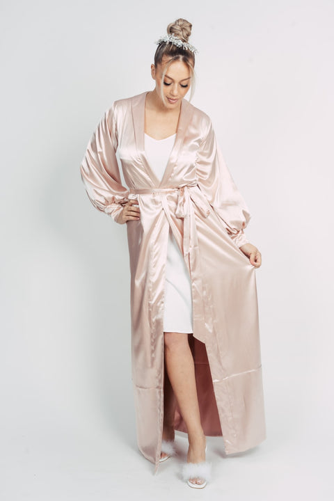 BRIDESMAID PINK ROBE BY MY SECRET WARDROBE