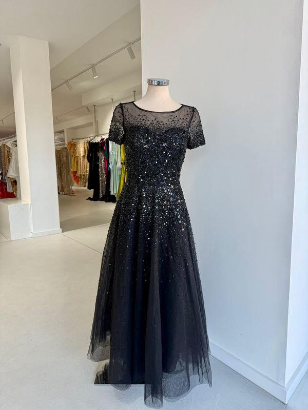 SHADOW GOWN BLACK