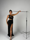 THORN GOWN BY MY SECRET WARDROBE BLACK