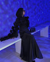 MIDNIGHT PETAL CAPE BY MY SECRET WARDROBE BLACK