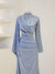 TEAL MAXI DRESS BLUE