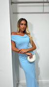 ELLIE MAXI DRESS BY MY SECRET WARDROBE BLUE