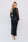 LINA MIDI DRESS BY MY SECRET WARDROBE BLACK