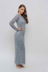 LINA MIDI DRESS BY MY SECRET WARDROBE BLUE