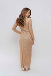 LINA MIDI DRESS BY MY SECRET WARDROBE ROSE GOLD