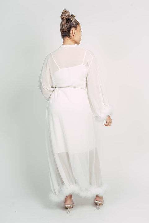 PISA FUR BRIDAL ROBE BY MSW