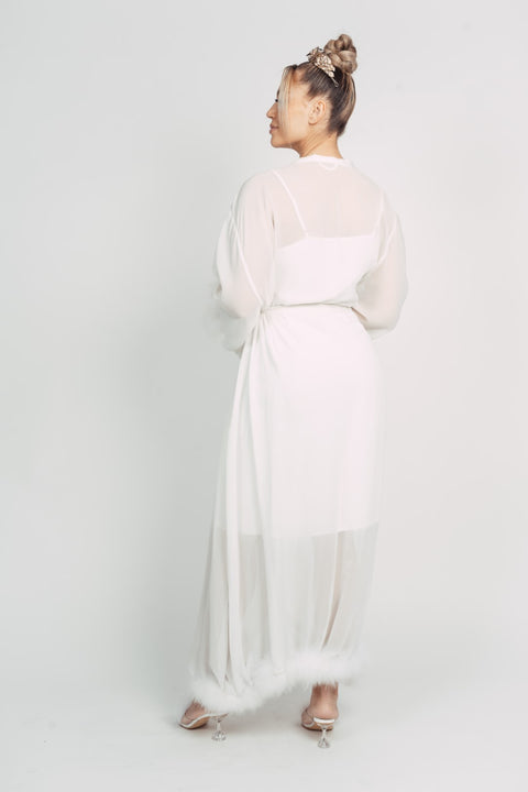 PISA FUR BRIDAL ROBE BY MSW