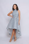 ROKSAR HULTERNECK BY MY SECRET WARDROBE BLUE